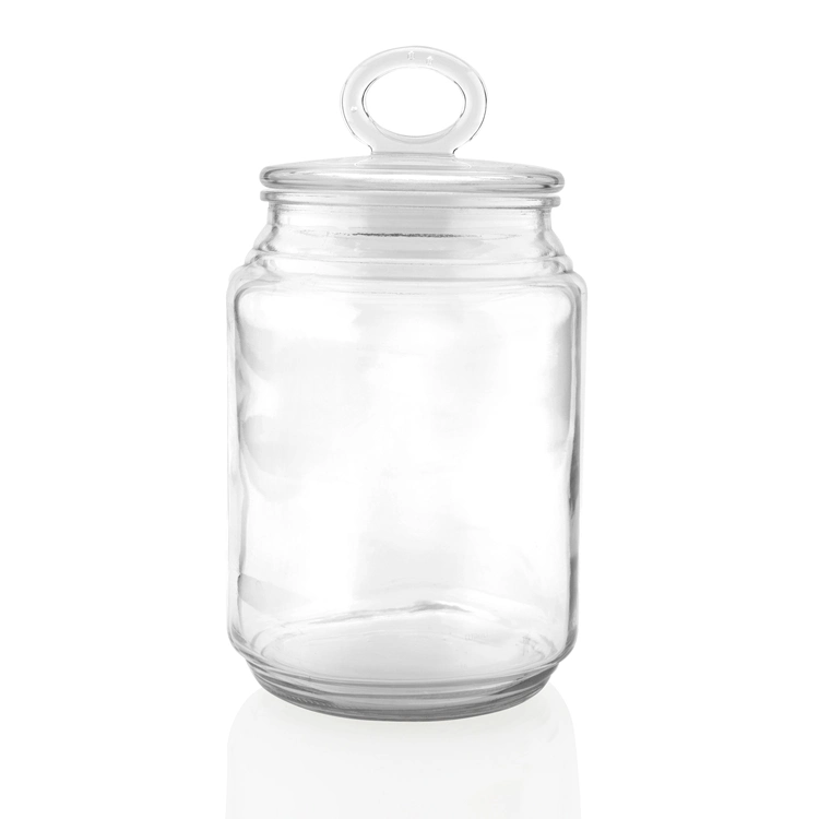 Kitchen Storage Empty Pantry Storage Hemp Juice Glass Jar with Lid