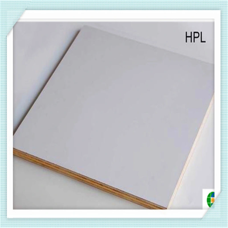 White HPL Coated Block Board Used for Cabinet