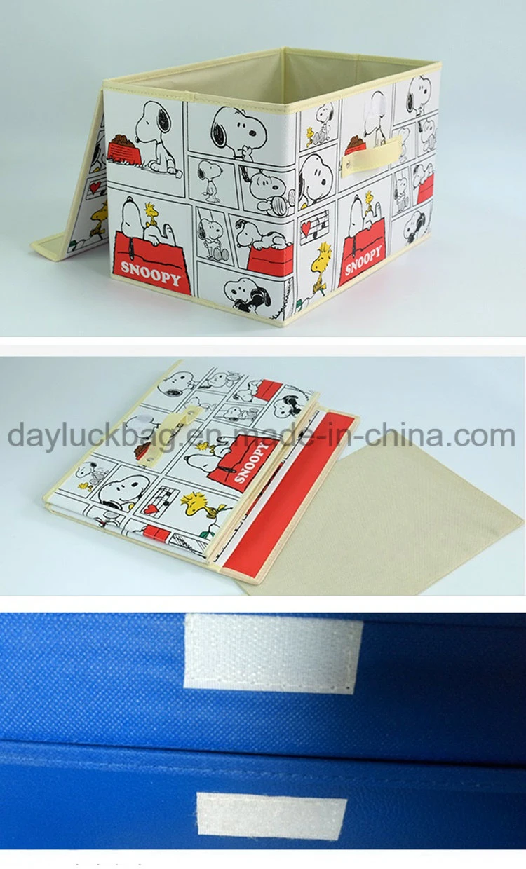 OEM Custom Made PVC Leather Toy Storage Bins for Kids Toy Storage Organizer Cube Box