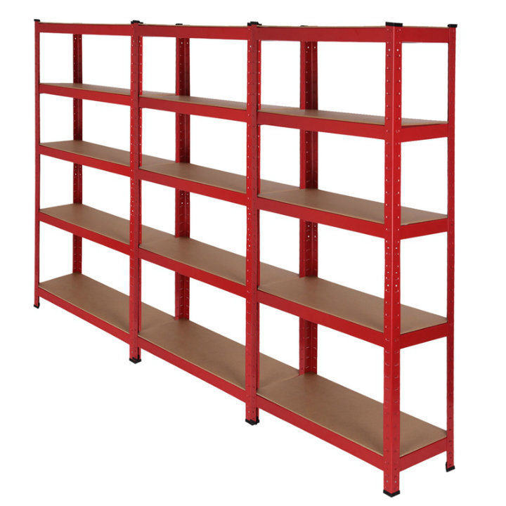 3 Bay Garage Shelving Workshop Storage 5 Tier Corner Shelf