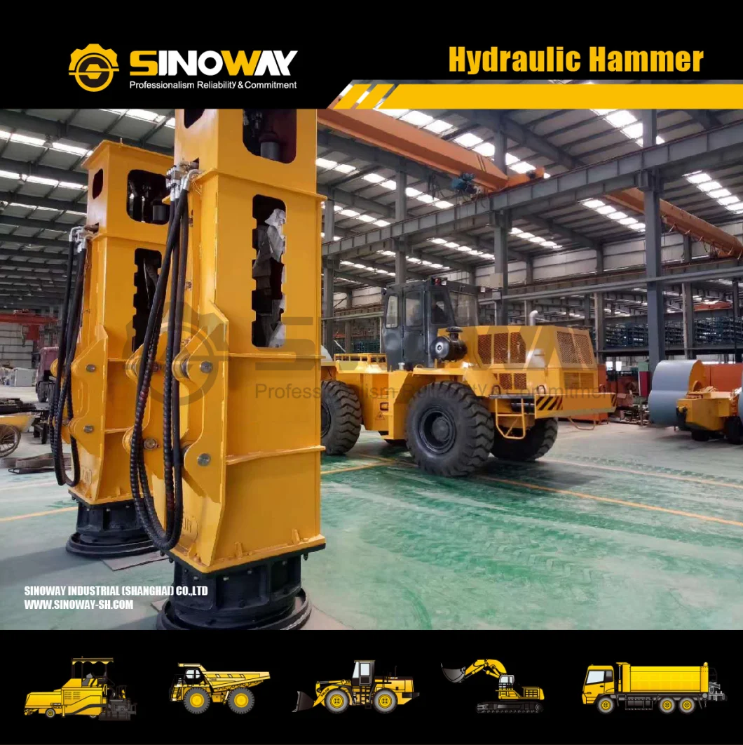 Dynamic Compaction Machine Hydraulic Hammer for Excavator Rapid Impact Roller Compactor