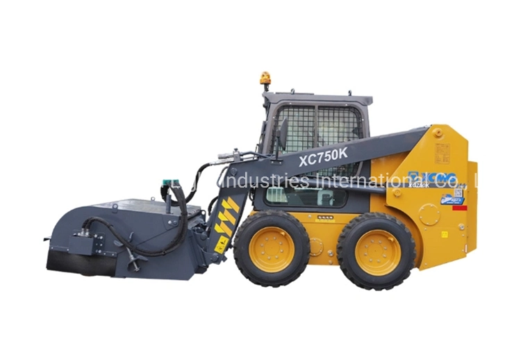 Xc750K Multifunction 1 Ton Chinese Mini Skidsteer Loader with Skid Steer Loader Bucket and Hammer Price