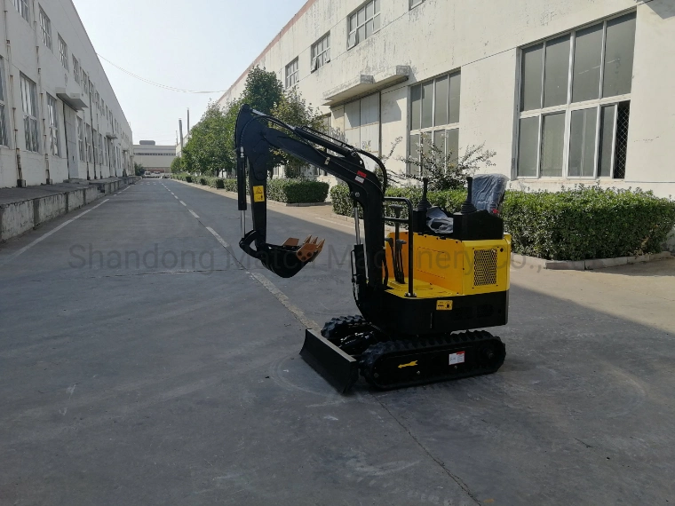 Construction Machinery Tracked Excavator Small Digger EPA Approved China 800kg Mini Excavator with Hammer