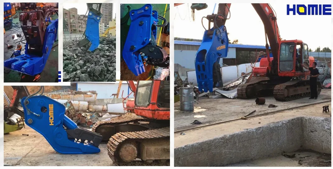 Excavator Hydraulic Concrete Pulverizer for Demolition