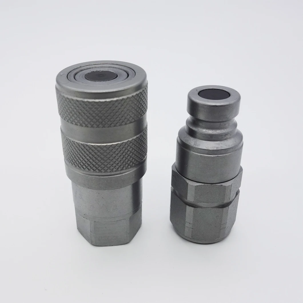 NAIWO Hydraulic Quick Release Coupler Connector Coupling Carbon Steel
