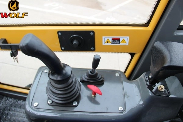 Hydraulic Joystick Wl150 Chinese Wheel Loader with Drum Clamp