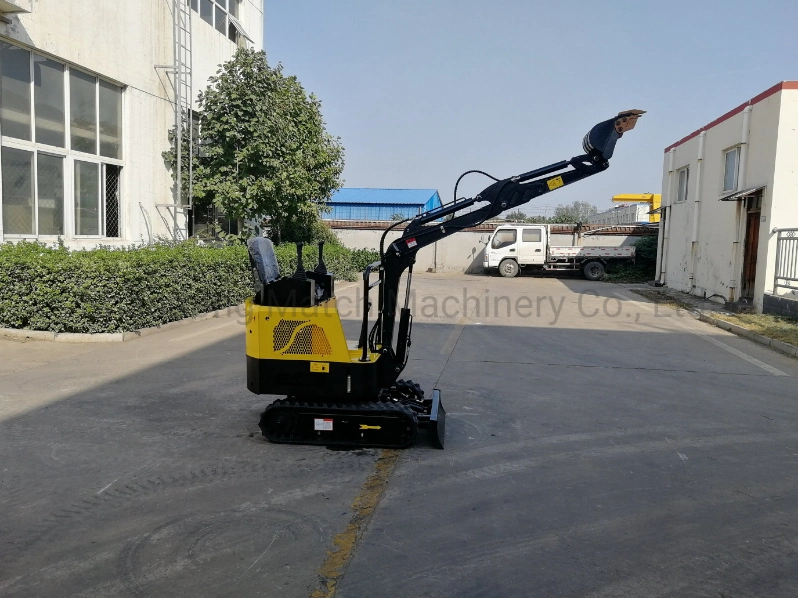 Construction Machinery Tracked Excavator Small Digger EPA Approved China 800kg Mini Excavator with Hammer