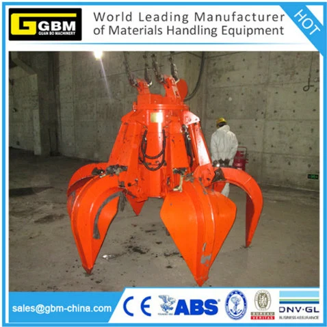 Steel Scrap Grab Motor Hydraulic Orange Peel Grab