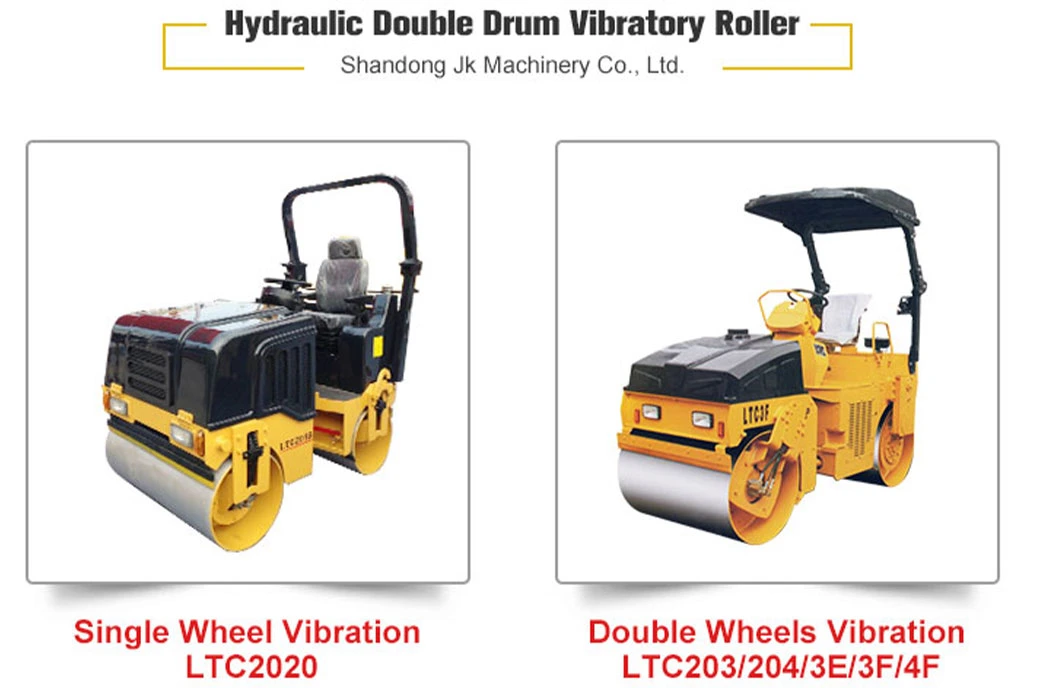 Cheap 3 Ton Double Steel Drum Compactor Tandem Sit on Hydraulic Vibrotary Small Mini Road Roller