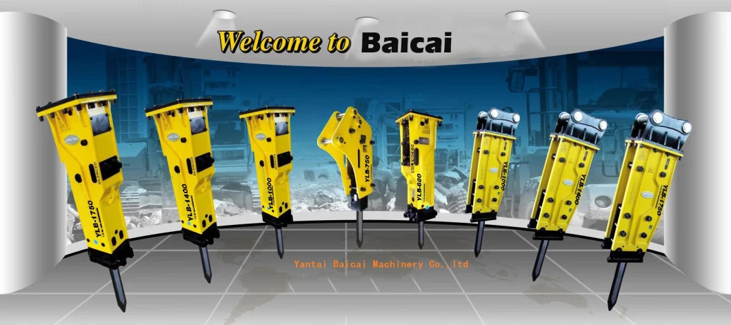 Construction Machinery Parts Mini Excavator Soosan Sb40 Hydraulic Rock Breaker Hammer for Skid Steer Loader