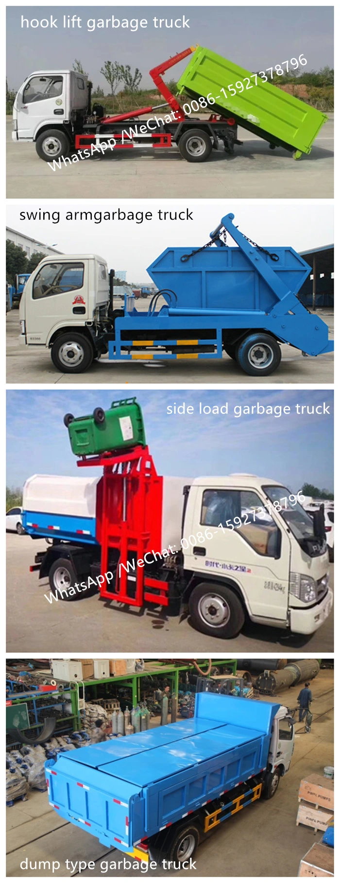 5cbm Isuzu Hydraulic Compactor Garbage Truck