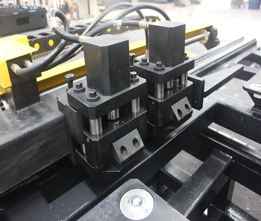 Metal Plate Steel Hydraulic Press Clamp Punching Marking Machine (Drilling)