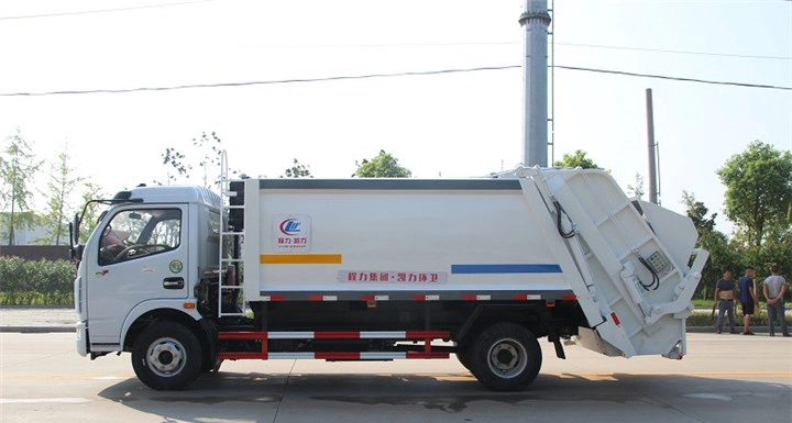 Rear Loader Rubbish Hydraulic Compactor and Transport Garbage Truck