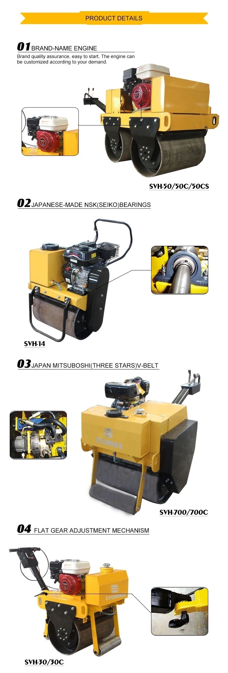 New Small Hydraulic Compactor Roller for Sale