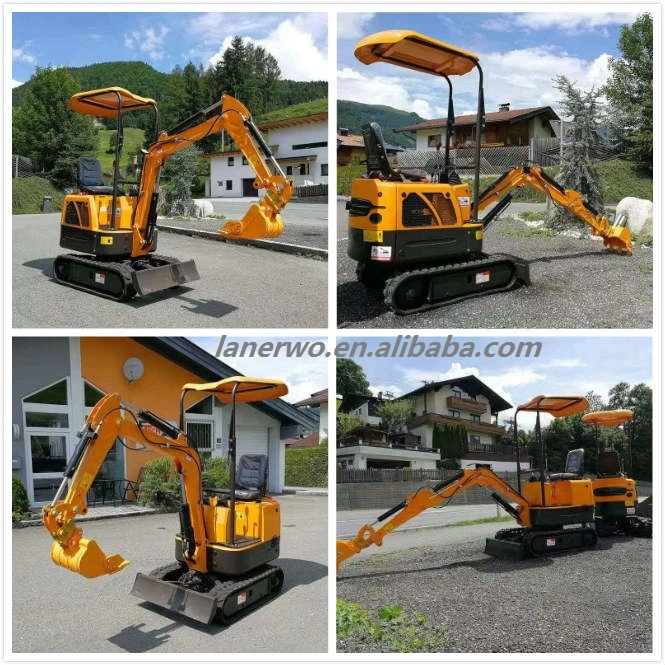 Xn08 Mini Excavators, 1 Ton Mini Crawler Excavators Farm Machinery