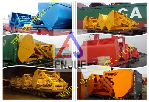 Single Rope Motor Hydraulic Grab for Deck Crane Clamshell Grab for Iron Ore