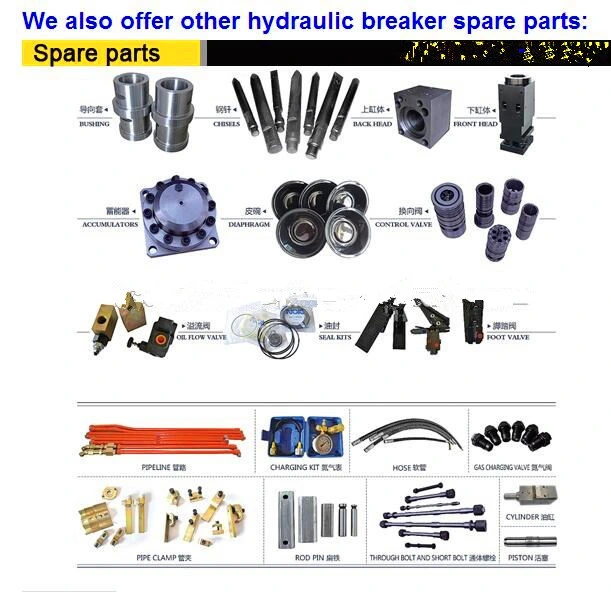 Hydraulic Breaker Spare Parts Rock Breaker Chisel for Hydraulic Hammer