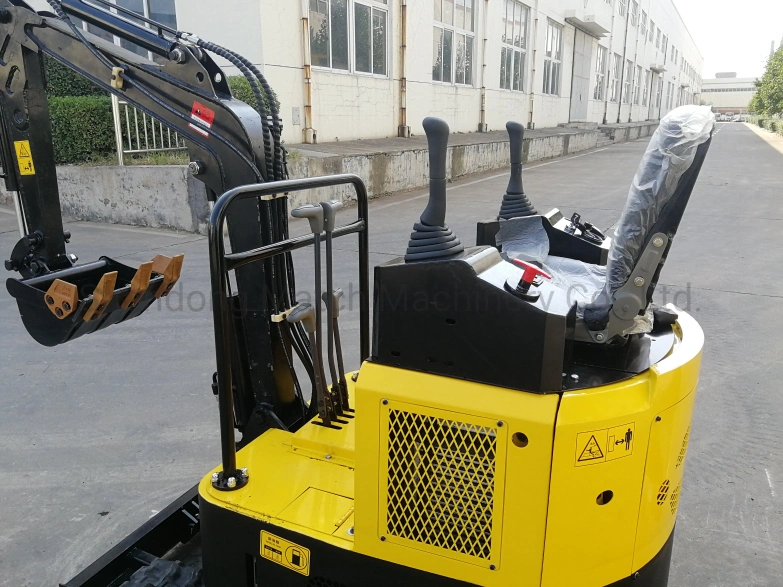 Construction Machinery Tracked Excavator Small Digger EPA Approved China 800kg Mini Excavator with Hammer