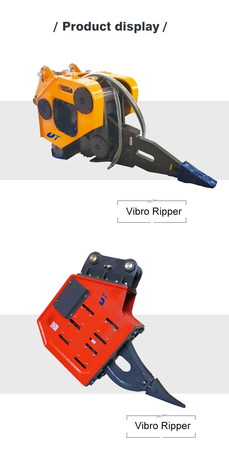 Hydraulic Excavator Vibratory Ripper / Vibro Hammer Made in China