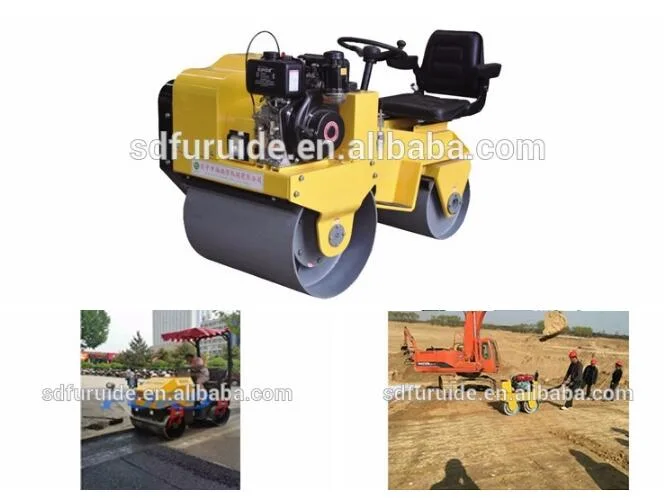 High Quality Mini Hydraulic Used Vibratory Road Roller Compactor Fyl-850