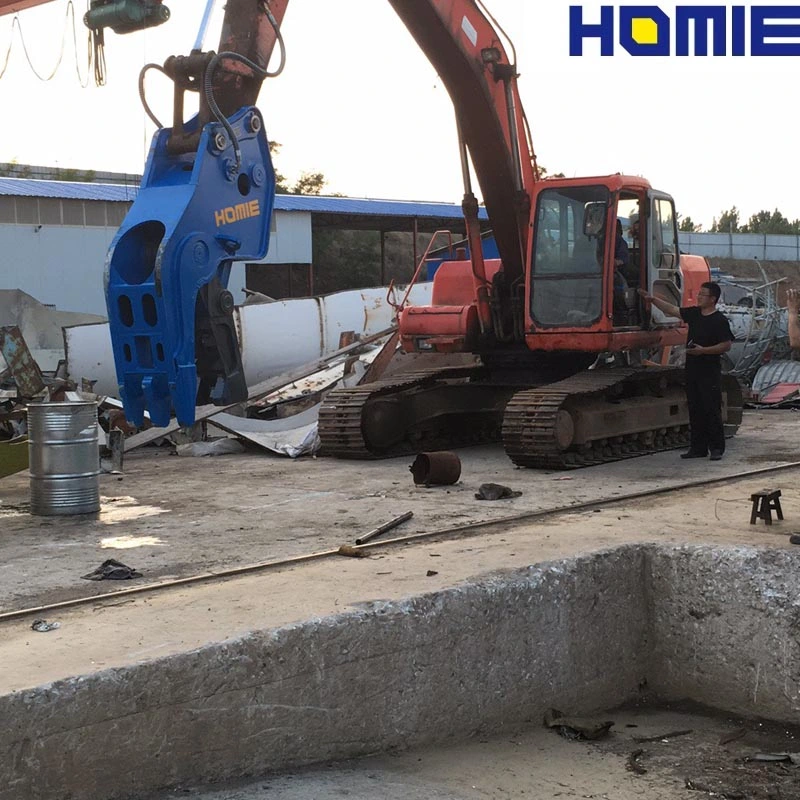 Excavator Attachment Demolition Hydraulic Pulverizer Rotating Pulverizer Shear