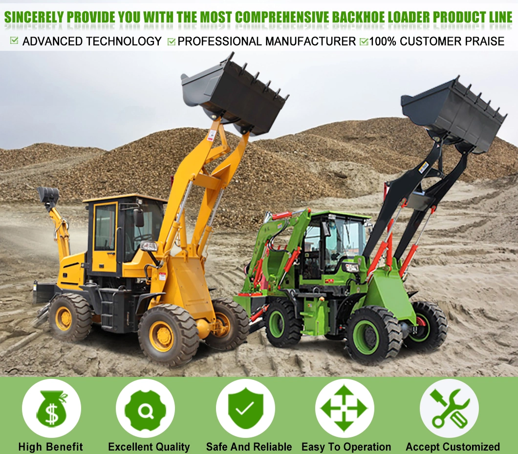 New Design Backhoe Loader New Backhoe Loader Small Backhoe Price with Ce
