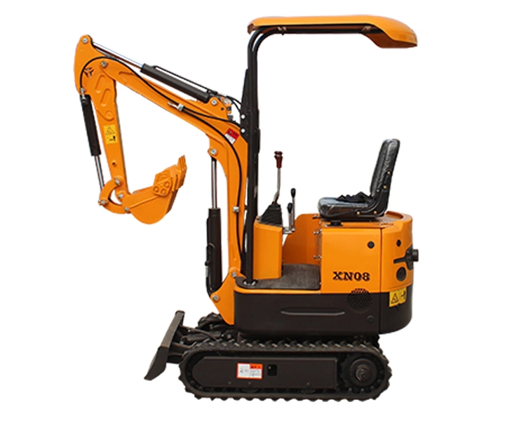 Xn08 Mini Excavators, 1 Ton Mini Crawler Excavators Farm Machinery