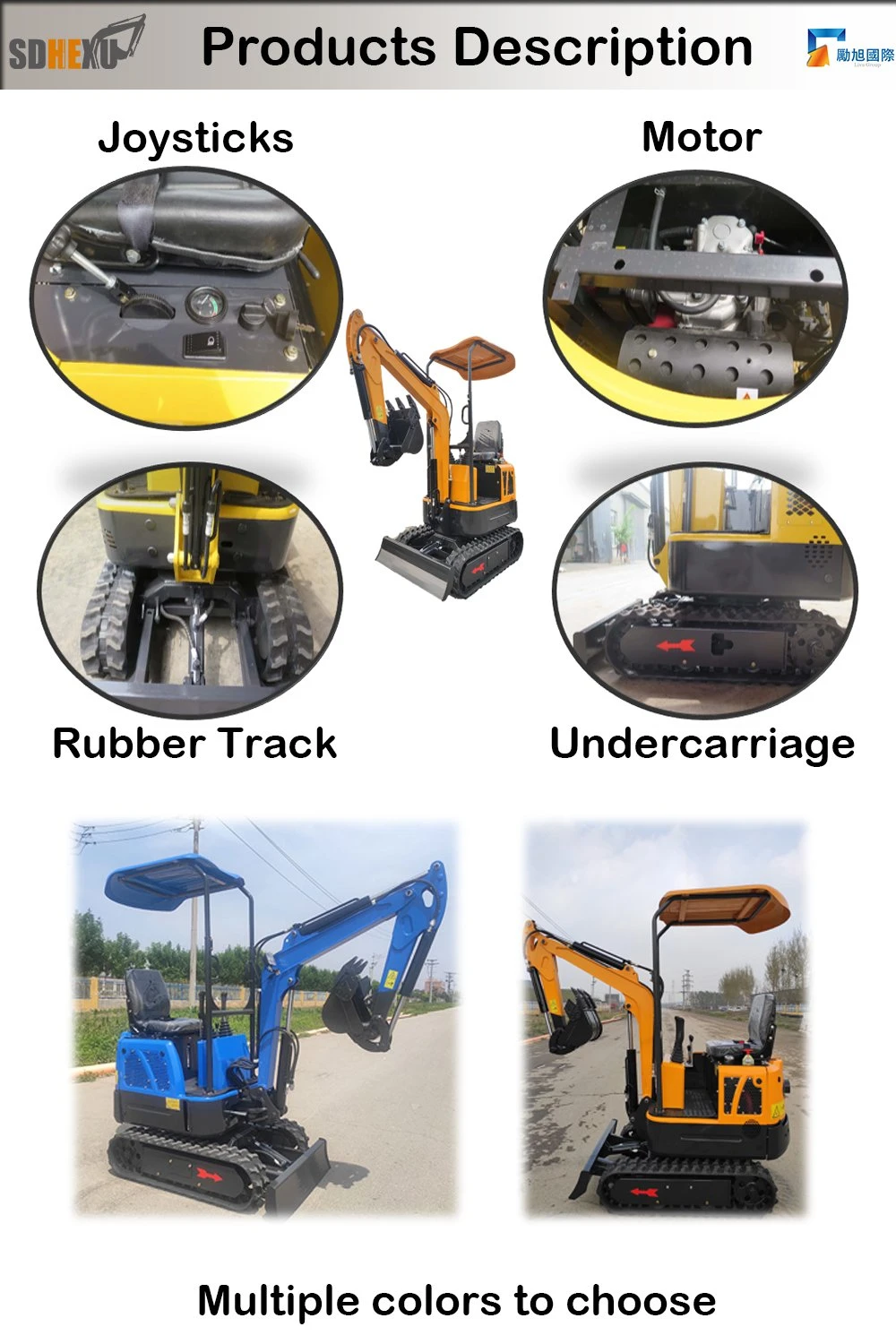 Tomb Graves Excavation Mini Excavator Equipped Crushing Hammer Vegetable Greenhouses Loose Earth Excavator