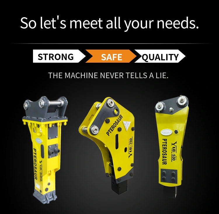Yantai Sb40 Box Type Hydraulic Breaker for Backhoe Loader