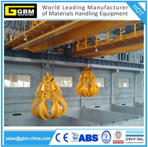 Steel Scrap Grab Motor Hydraulic Orange Peel Grab