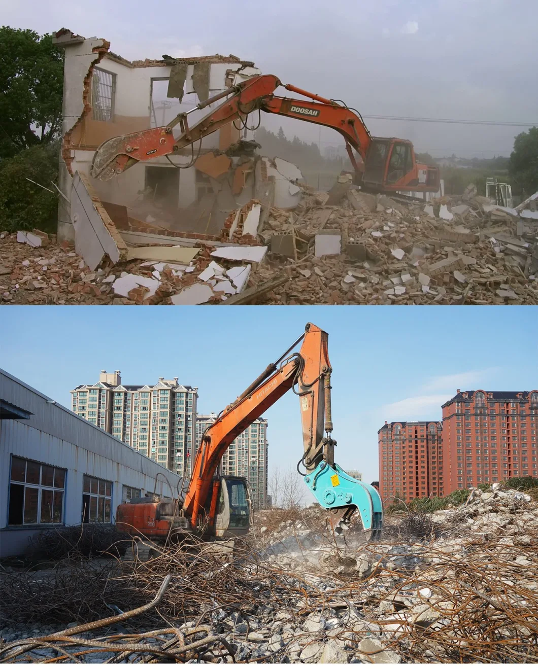 Excavator Hydraulic Pulverizer for Demolition Construction