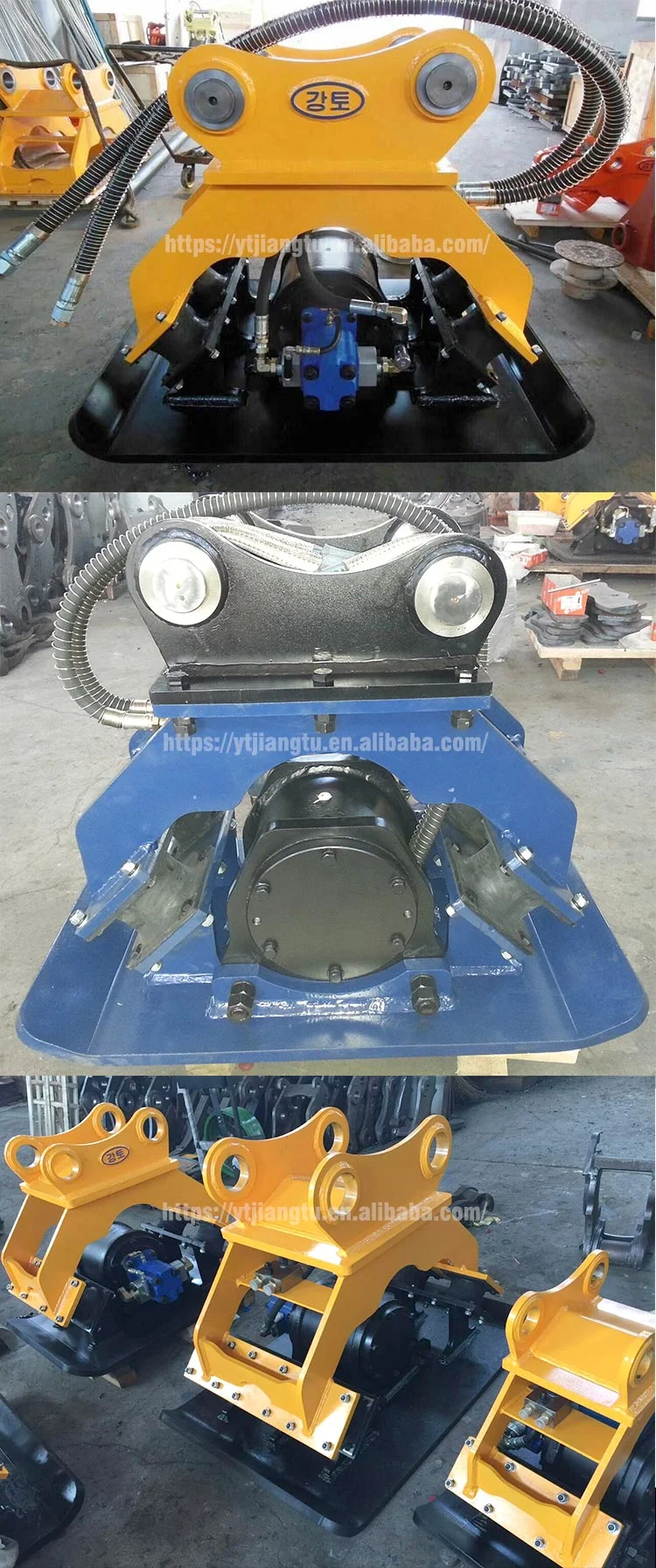 High Quality Construction Machinery Parts Vibratory Hydraulic Plate Compactor Price Soil Compactor