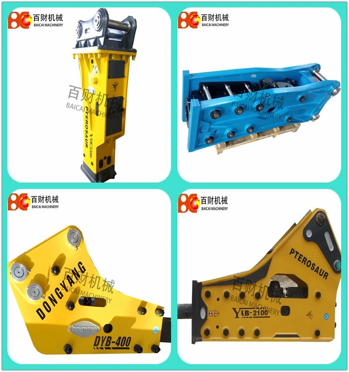 11-16ton Excavator Parts Side Type Hydraulic Breaker Hammer Soosan Sb50