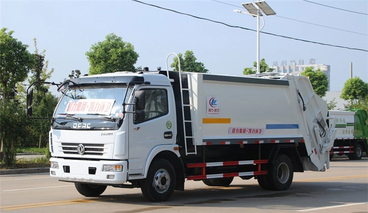 Rear Loader Rubbish Hydraulic Compactor and Transport Garbage Truck