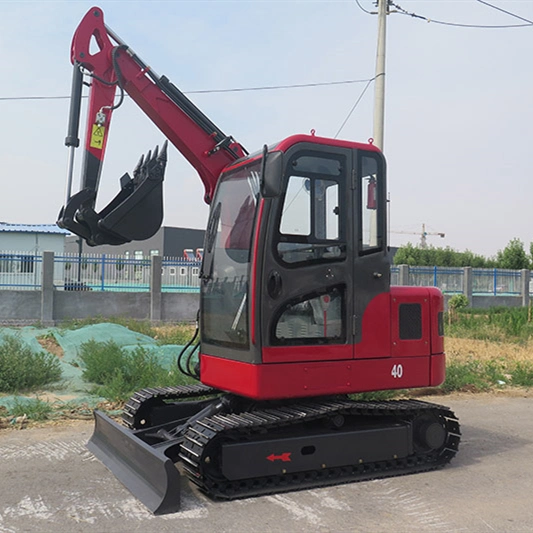 New Machine Mini Excavator Hydraulic Grab Bucket Mini Excavator Made in China CE Certificate 4ton Mini Excavator for Sale