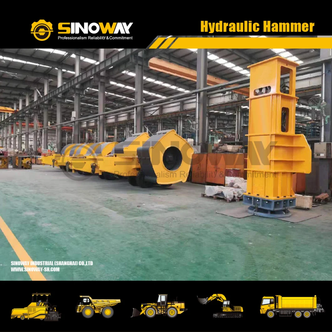 Dynamic Compaction Machine Hydraulic Hammer for Excavator Rapid Impact Roller Compactor