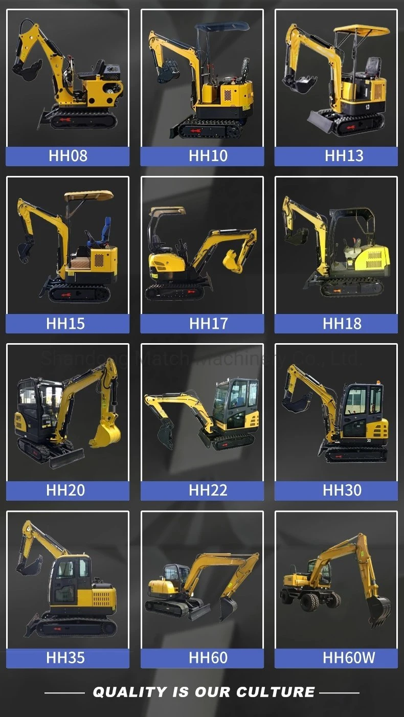 Construction Machinery Small Excavators 3.5 Ton Crawler Excavators Tracked Mini Excavators