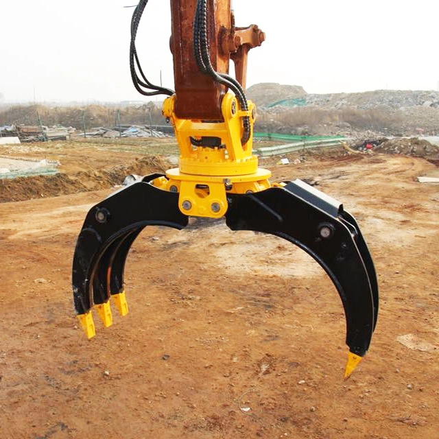 Excavator Construction Machinery Excavator Hydraulic Log Grab