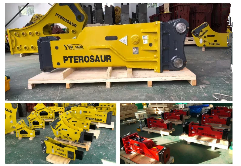 Hydraulic Rock Breaking Hammer Breaker for Applicable Excavators 6.0-9.0ton for Sale