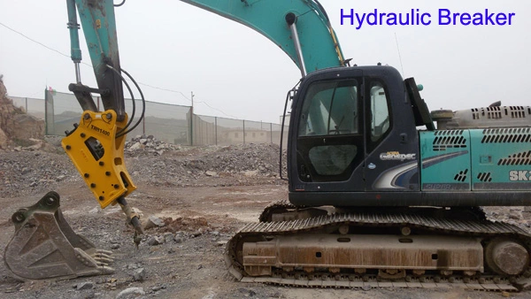 Hydraulic Breaker Hammer Hydraulic Concrete Breaker Excavator Parts