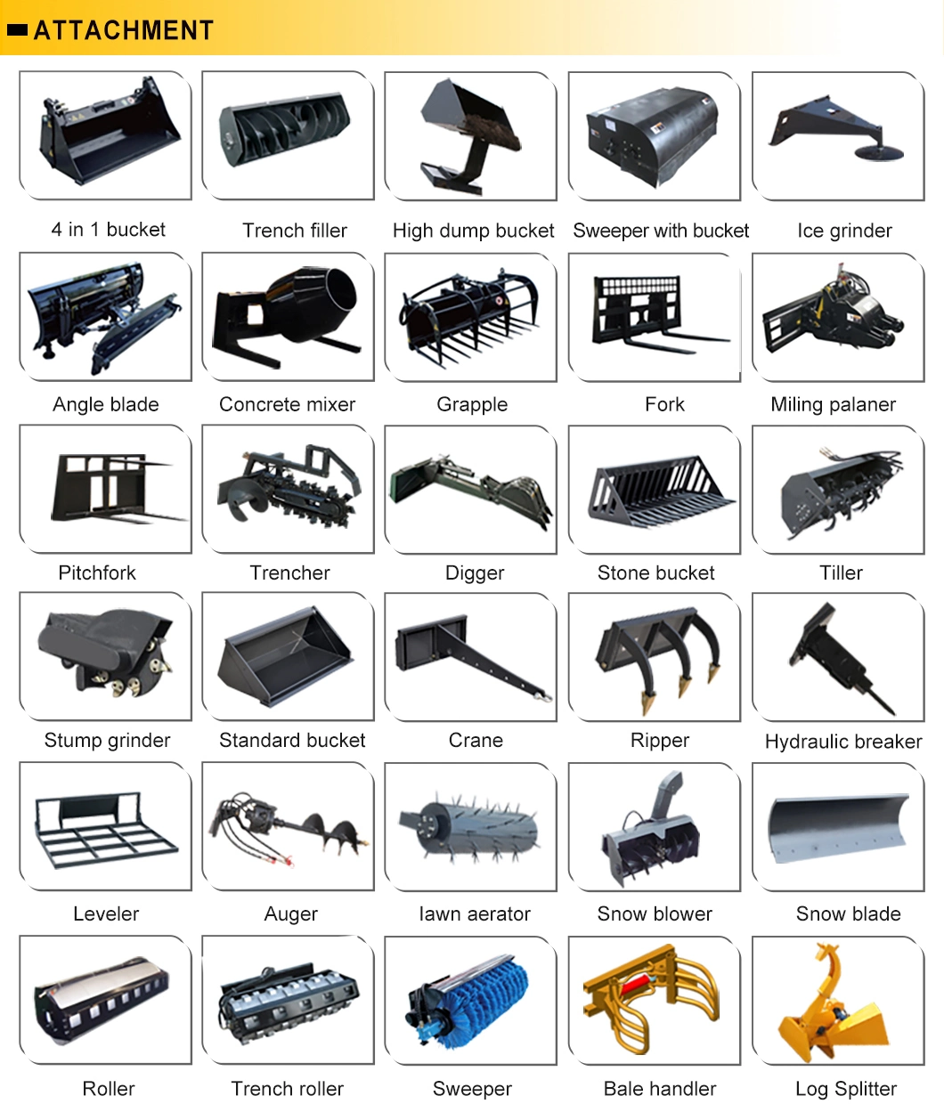 Improved-Type Hydraulic Hammer for Skid Steer Loader List Price