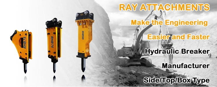 Hydraulic Hammer Cat320 Excavator Hydraulic Breaker for Hard Stone Breaking Rock Breaker