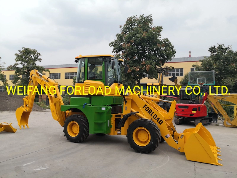 Forload Used Jcb Case 3cx 4cx Small Compact Loader, Mini Backhoe Loader with Hammer, Hydraulic Auger