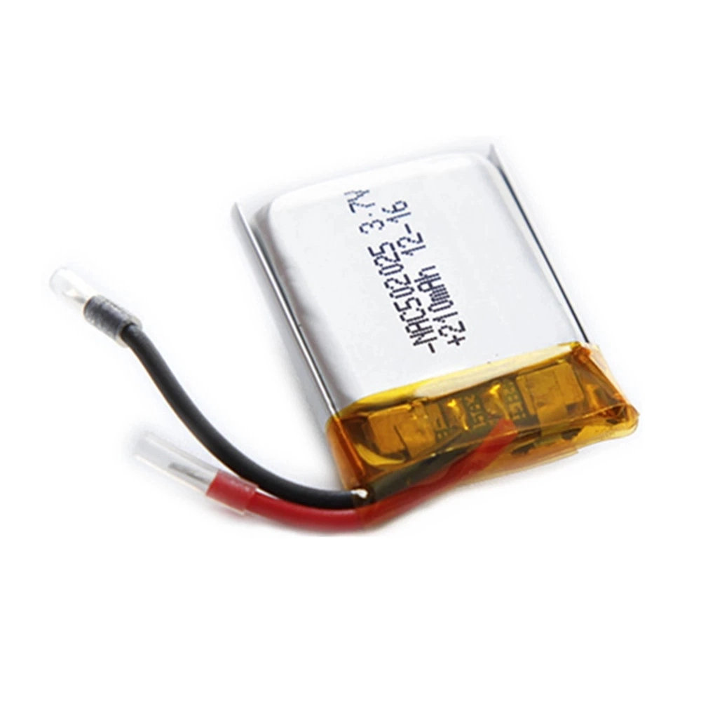 3.7V Small Lithium Polymer Battery 502025 180mAh Li Ion Battery Cell for Bluetooth Headset