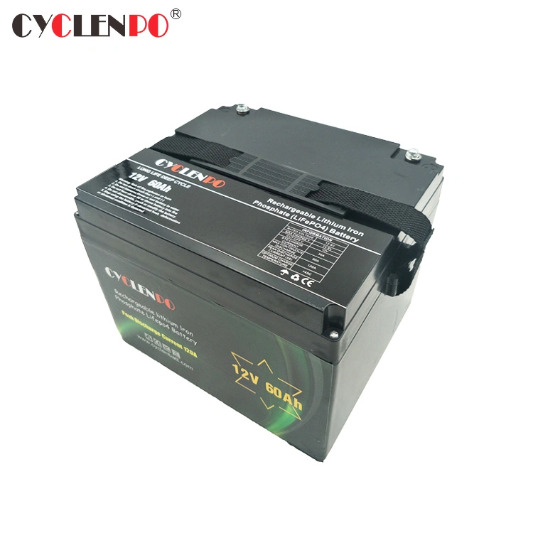 Deep Cycle Lithium Ionen Akku 12V 60ah LiFePO4 Battery with Battery Management System