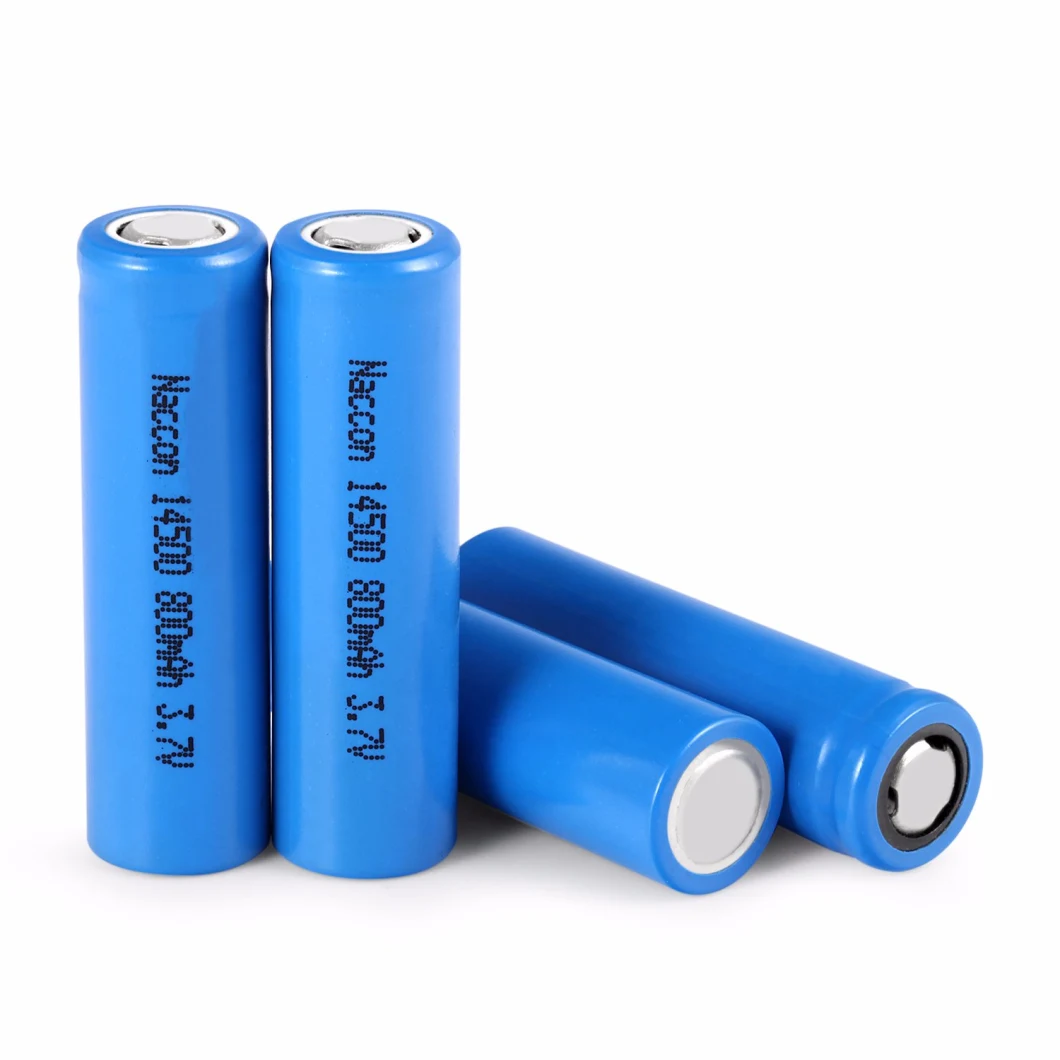 Bluetooth Earphone Lithium Battery 800mAh 3.7V Lithium Battery Rechargeable Lithium-Ion Battery for 14500 Series