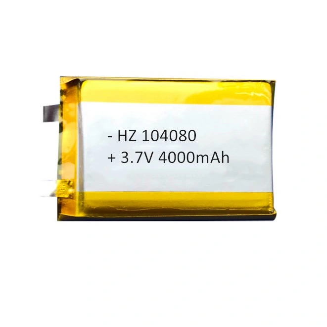 Rechargeable Lipo Battery Packs 104080 Lithium Polymer Battery 3.7V with 4000mAh Manufacturer