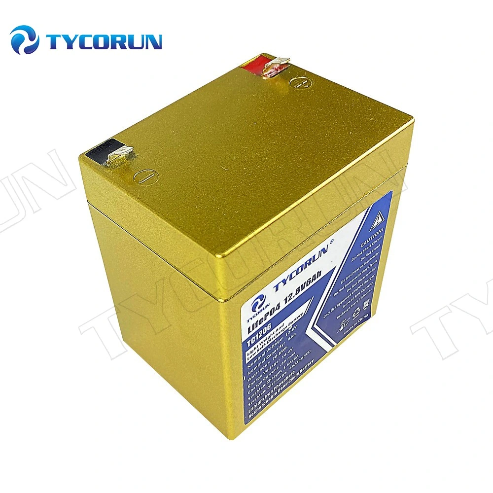 Tycorun Fast Selling Product 12V 6ah LiFePO4 Batteries UPS Lithium Battery Pack for Emergency Lighting
