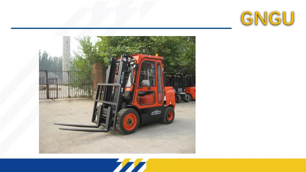 Large Tonnage of High Quality Diesel Fork Truck, Fork Lifter, Fork-Lift Truck