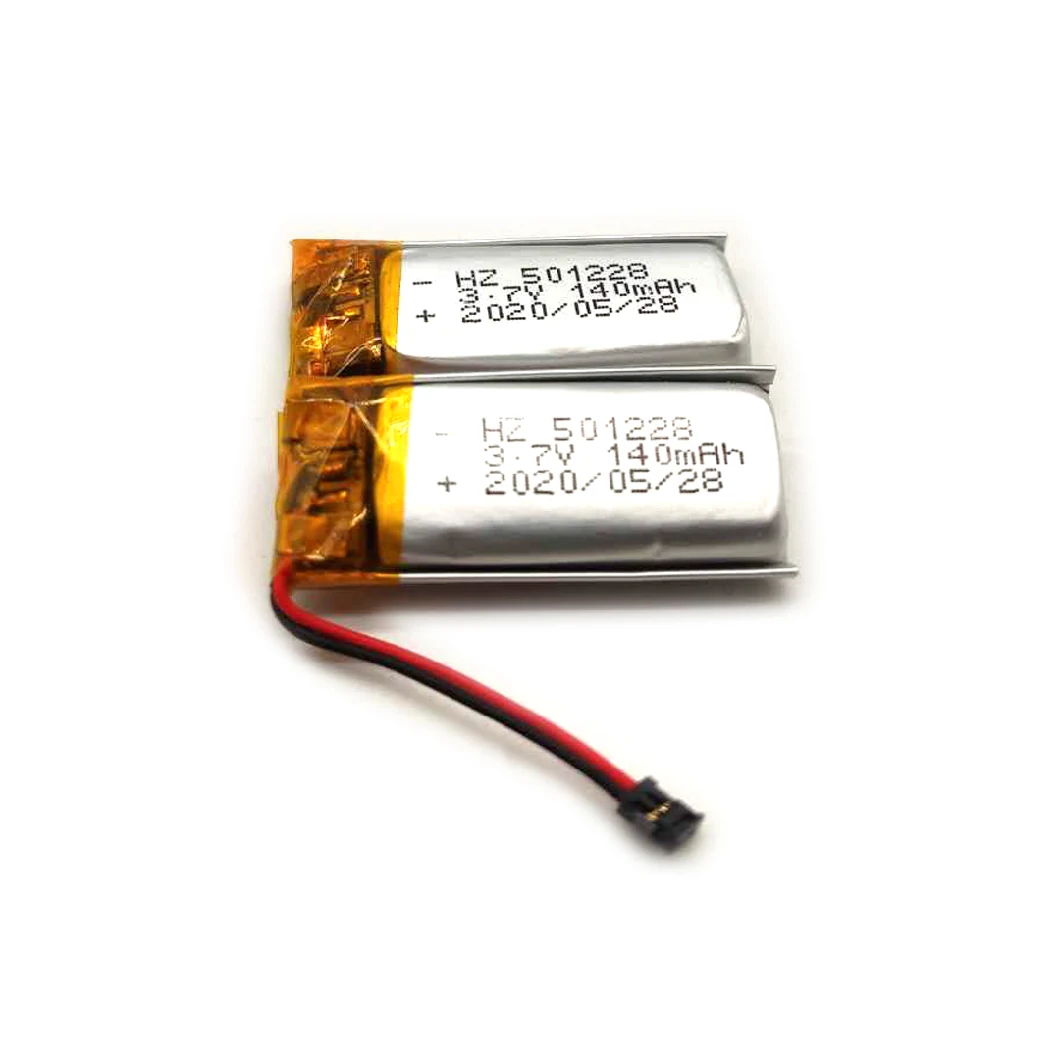 Origin Manufacturer of Battery 501228 Polymer Lithium Cell 140mAh 3.7V Lipo Battery